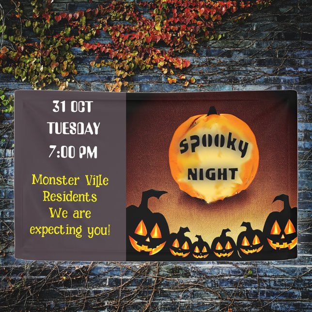 Spooky Night Halloween Community Family Banner (Von Creator hochgeladen)