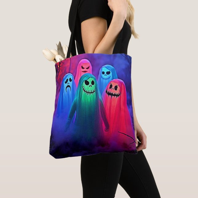 Spooky Night of Colorful Ghosts Design (Von Nahem)