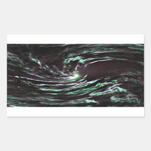 Spooky Night Rechteckiger Aufkleber