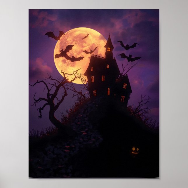 Spooky Night - Spuk House Poster (Vorne)