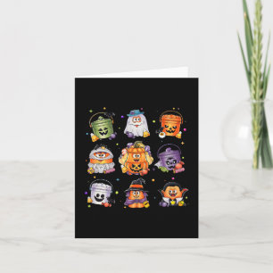 Spooky Nuggets Mecket Halloween Chicken Nugge Karte