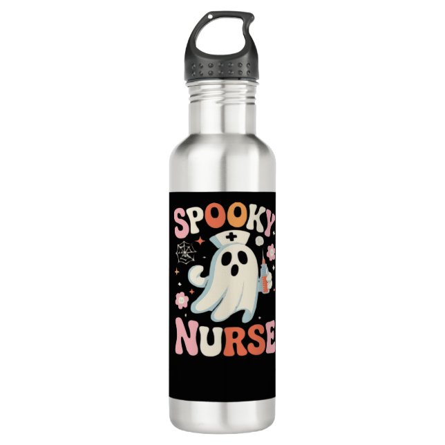 Spooky Nurse Classic T-Shirt_1 Edelstahlflasche (Vorderseite)