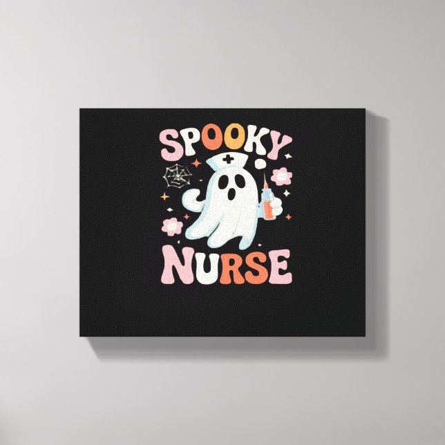 Spooky Nurse Classic T - Shirt_1 Leinwanddruck (Vorderseite)