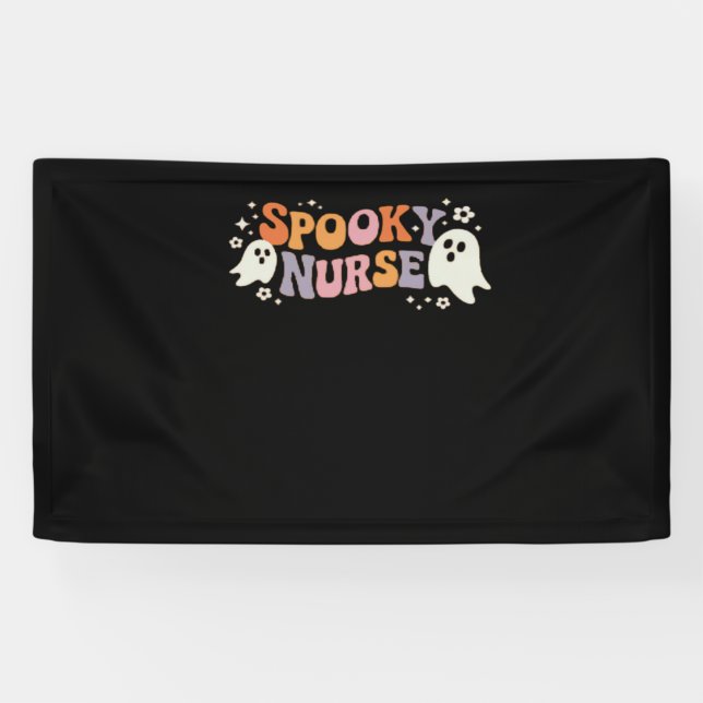 Spooky Nurse Classic T - Shirt Banner (Horizontal)
