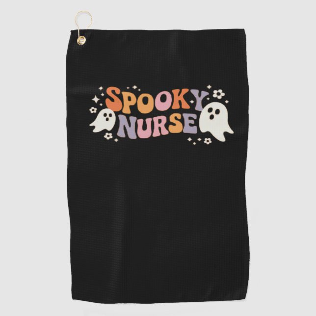 Spooky Nurse Classic T - Shirt Golfhandtuch (Vorderseite)