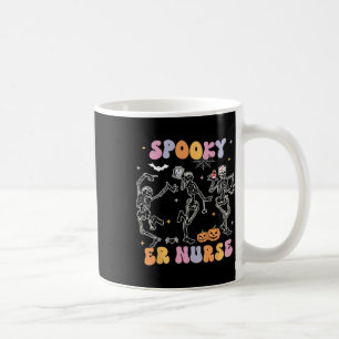 Spooky Nurse Ghost Halloween Niedlich Groovy Nursi Kaffeetasse