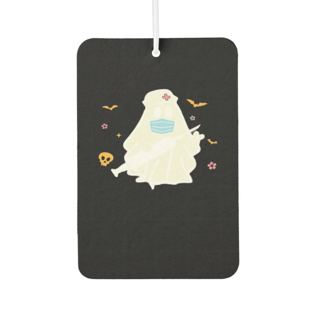Spooky Nurse Practitioner Cute Halloween Oversized Autolufterfrischer (Vorderseite)