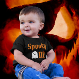 Spooky One 1. Geburtstag Baby T - Shirt