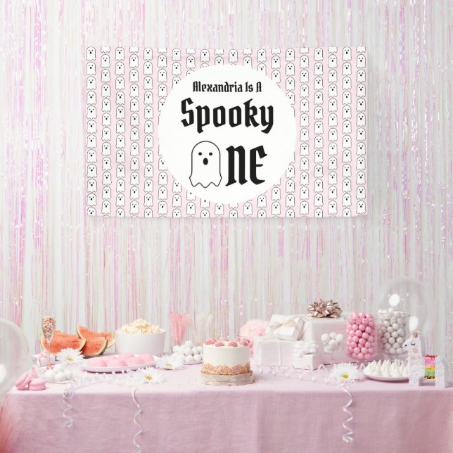 Spooky One 1. Geburtstag Banner (Party)
