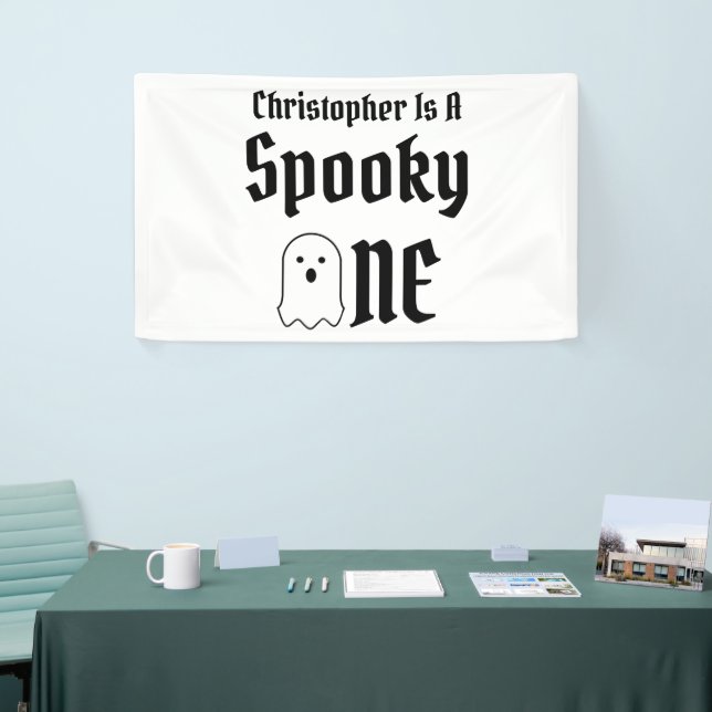 Spooky One 1. Geburtstag Banner (Messeveranstaltung)