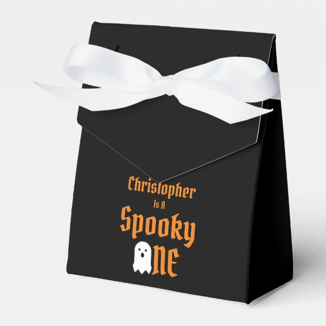 Spooky One 1. Geburtstag Geschenkschachtel (Vorderseite)