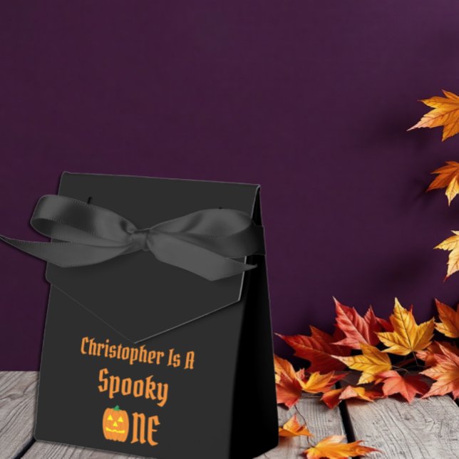 Spooky One 1. Geburtstag Geschenkschachtel (Von Creator hochgeladen)