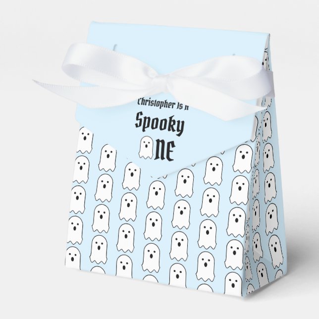 Spooky One 1. Geburtstag Geschenkschachtel (Vorderseite)