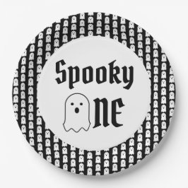 Spooky One 1. Geburtstag Pappteller