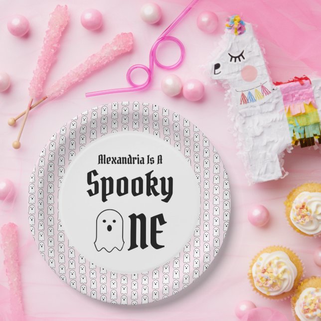 Spooky One 1. Geburtstag Pappteller (Party)