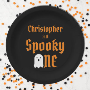 Spooky One 1. Geburtstag Pappteller