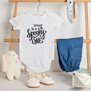 Spooky One 1. Geburtstag Party Halloween Baby Strampler