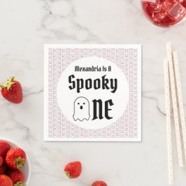 Spooky One 1. Geburtstag Serviette