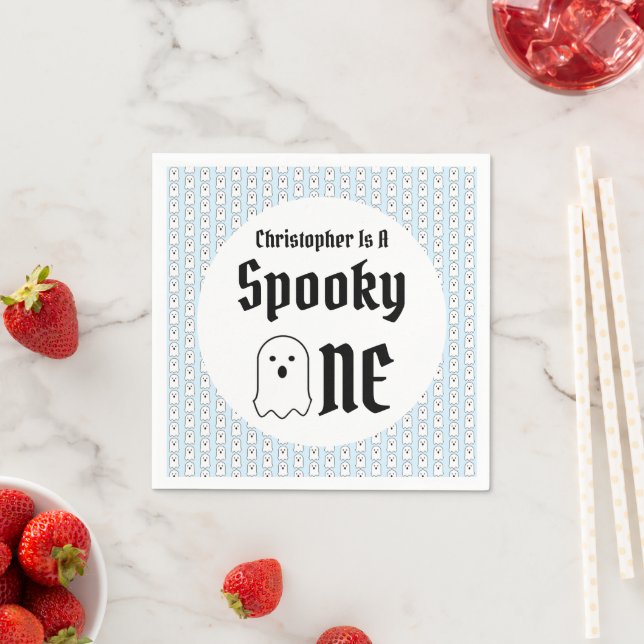 Spooky One 1. Geburtstag Serviette (Beispiel)