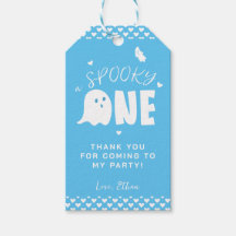 Spooky One Blue Boy Ghost Halloween 1. Geburtstag