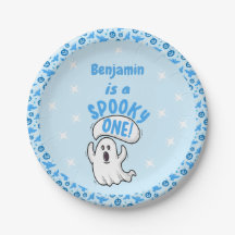 Spooky One Cute Funny Halloween Ghost 1st Birthday