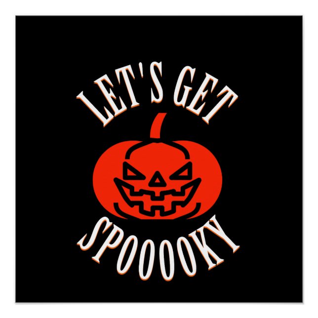 Spooky One Geburtstag Poster (Vorderseite)