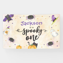 Spooky One Halloween 1. Geburtstag Banner