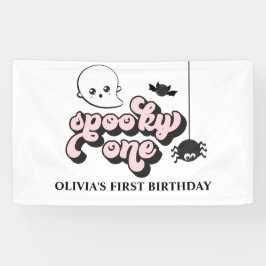 Spooky One Halloween 1. Geburtstag Banner