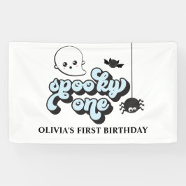 Spooky One Halloween 1. Geburtstag Banner