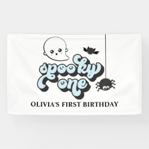 Spooky One Halloween 1. Geburtstag Banner