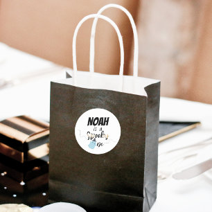 Spooky One   Halloween 1. Geburtstag   Minimal Blu Runder Aufkleber