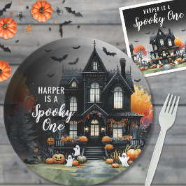 Spooky One Halloween 1. Geburtstag Party Pappteller