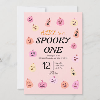 Spooky One Halloween Geburtstag Einladung