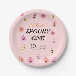 Spooky One Halloween Geburtstag Pappteller