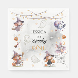Spooky One Halloween Geburtstagsparty Napkins mit  Serviette