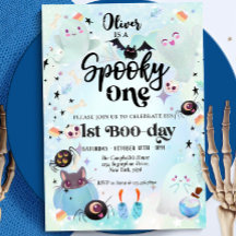 Spooky One Halloween Ghost 1. Geburtstag