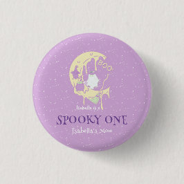 Spooky One Mama Niedlich Ghost Halloween 1. Geburt Button