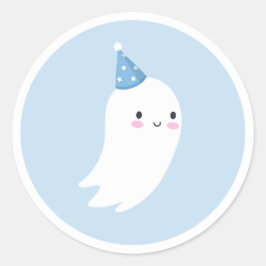 Spooky One Niedlich Halloween Ghost 1. Geburtstags Runder Aufkleber