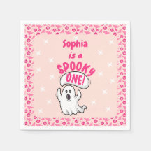 Spooky One Niedlich Pink Halloween Ghost 1. Geburt