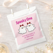 Spooky One Niedlich Twin Girls Halloween 1. Geburt