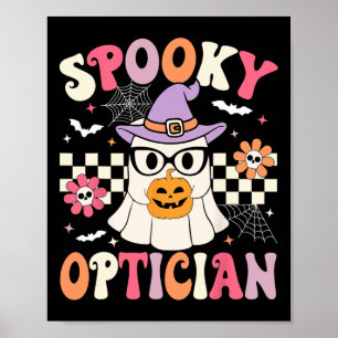 Spooky Optician Halloween Doktor Halloween Opt Poster