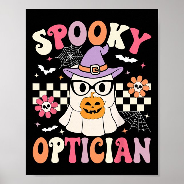Spooky Optician Halloween Doktor Halloween Opt Poster (Vorne)