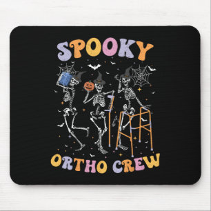 Spooky Ortho Crew Halloween Tanzorthopädie Mousepad