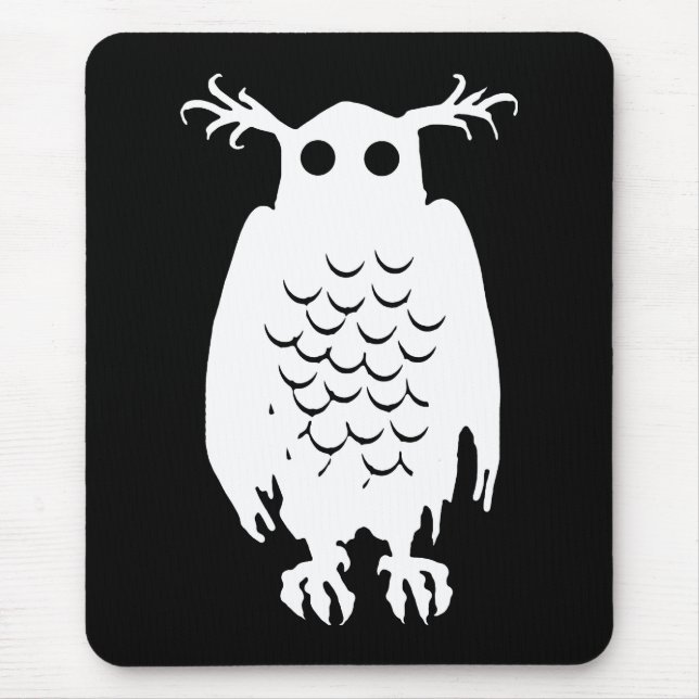 Spooky Owl Mousepad (Vorne)