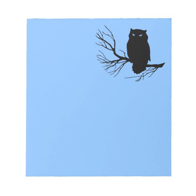 Spooky Owl Notizblock (Vorderseite)