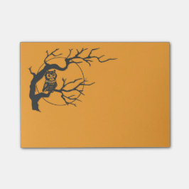 Spooky Owl Pumpkin Halloween Post seine Post-it Klebezettel