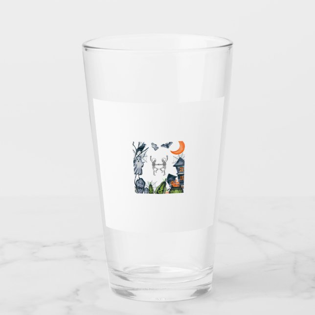 Spooky Party Frame tee shirt Glas (Vorderseite)