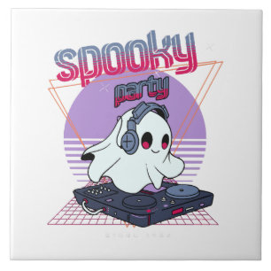 Spooky Party Halloween Fliese