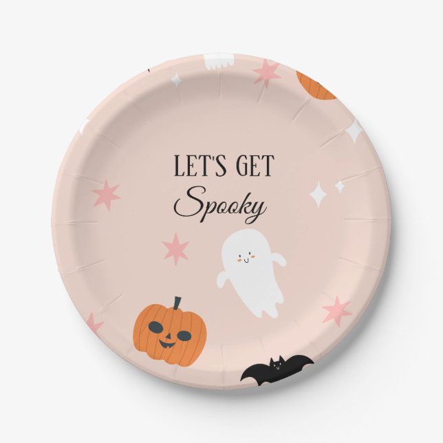 Spooky Party Halloween Pappteller (Vorderseite)