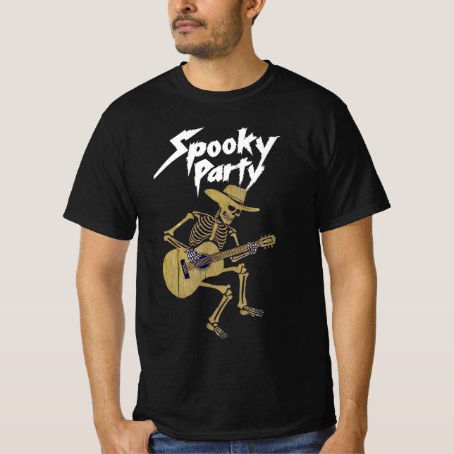 Spooky-Party T-Shirt (Vorderseite)